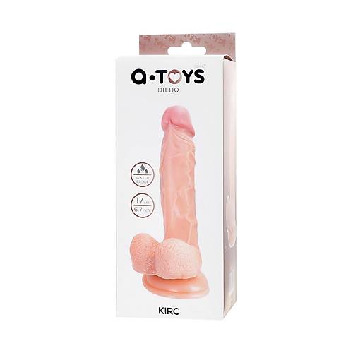 Erotist Kirc 17 cm Anal ve Vajinal Kullanm iin Yapay Penis - Belirgin Damarlar ve Vantuzlu Tasarm
