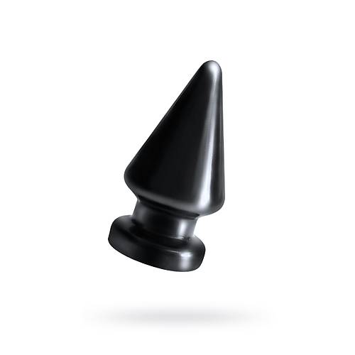LoveToy Magnum 18 cm Dev Anal Plug  8,5 cm apl Siyah PVC Byk Boy Cinsel rn