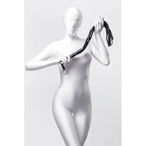 Erotist Anonymo BDSM Krba - 64 cm Uzunluunda Siyah Fantezi Aksesuar