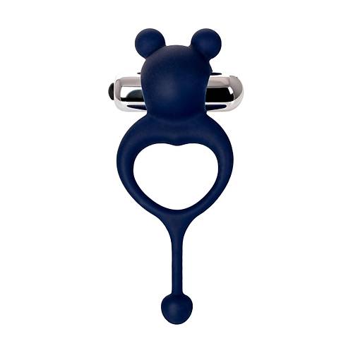 JOS Mickey Silikon Penis Halkas  12,5 cm Mavi Esnek Yap ile Uzun Sreli Performans