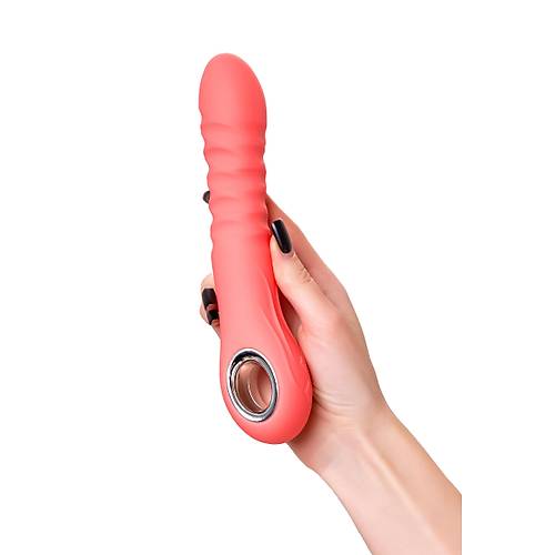 Erotist Yukar ve Aa levli Flox Vibratr - 21,5 cm
