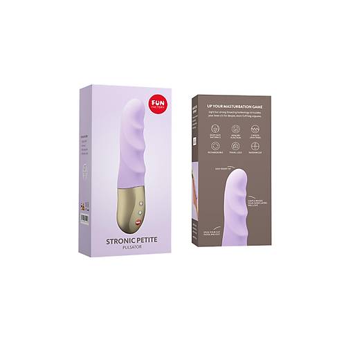 Fun Factory STRONC PETTE 17 cm Mor Silikon Mini Titreimli Vibratr