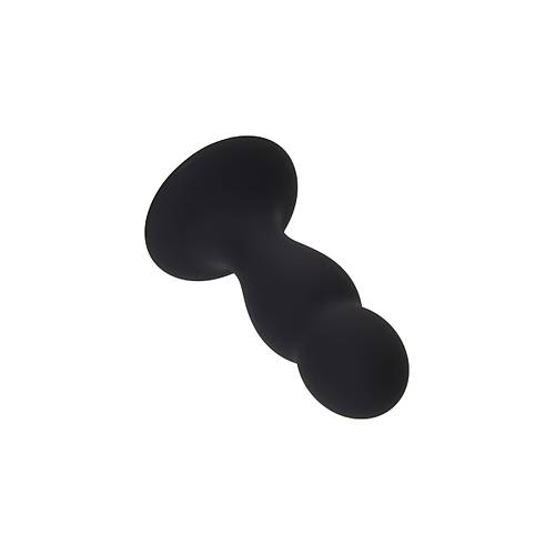 Erotist M Siyah Silikon Esnek Yapda 10,5 cm Hidro Anal Plug