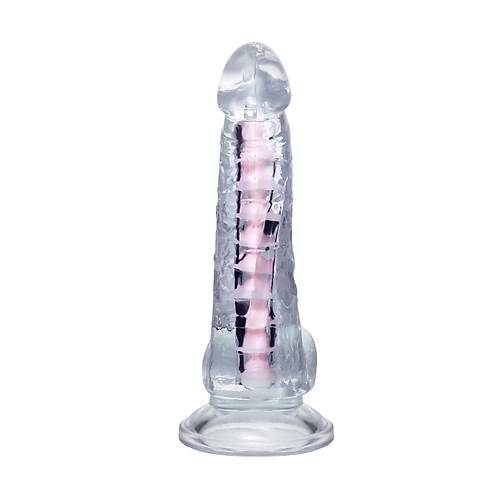 Erotist 18cm Kkrdakl ve Vantuzlu effaf Kaln Yapay Penis