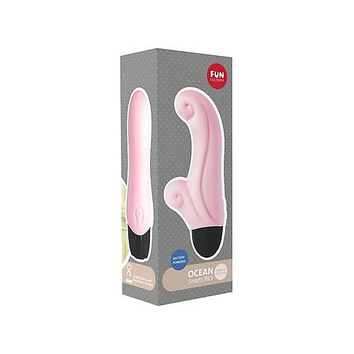 Fun Factory Mini Vibratr  Okyanus Pembe Renkli Kompakt Tasarml Kadnlara zel Vibratr