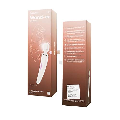 EROTST Satisfyer Wand-er Woman 34 cm Beyaz Vibratr