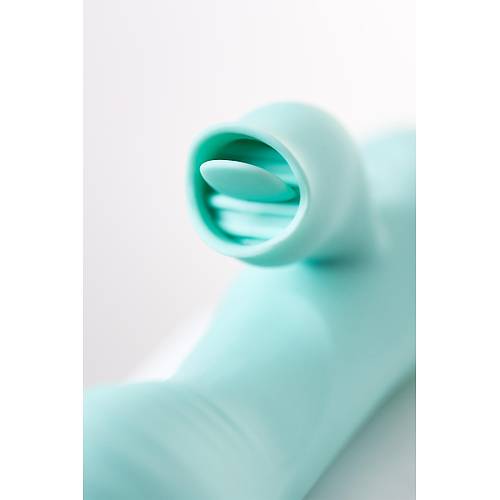 Erotist JOS MILO Klitoral Uyarc ve Dilli Vibratr ? 20cm Mavi Renkli Titreimli Dildo