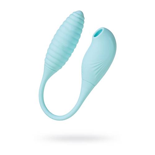 JOS Roow 36 cm Mavi Silikon Vakumlu Emi zellikli Vibratr