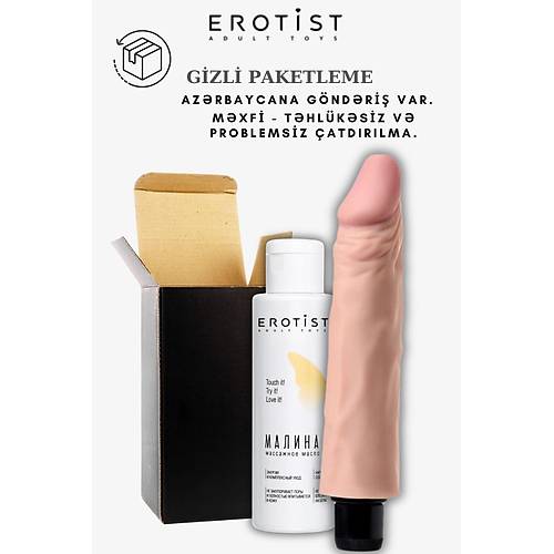 Orman Meyvesi Aromal Kayganlatrc Jel ve Realistik Vibratr Seti