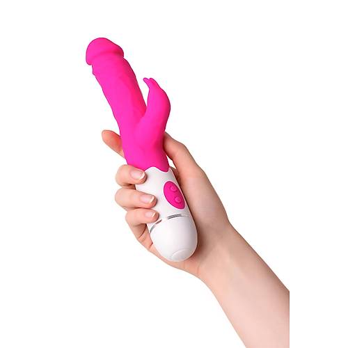 Erotist Pembe Klitoral Uyarcl Vibratr 25 cm ? Esiz Orgazm Vibratr, 16 Titreim Modu