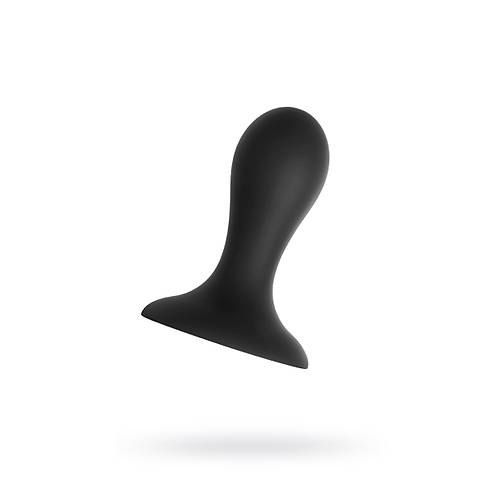Erotist Hidro Esnek Yapda Siyah Silikon 8,5 cm Anal Plug