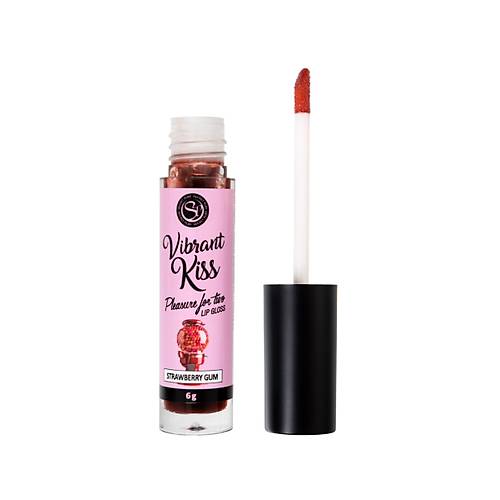 Erotist Vibrant Kiss ilekli Sakz Aromal Cinsel Dudak Parlatcs - Extra Haz, Extra Heyecan Verici Cinsellik