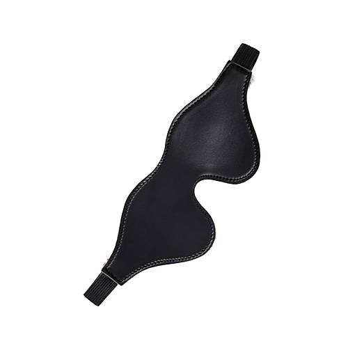 Anonymo #0202 26 cm BDSM Maske  Baskl PU Deri Malzemeli Fantezi ve Rol Yapma Aksesuar