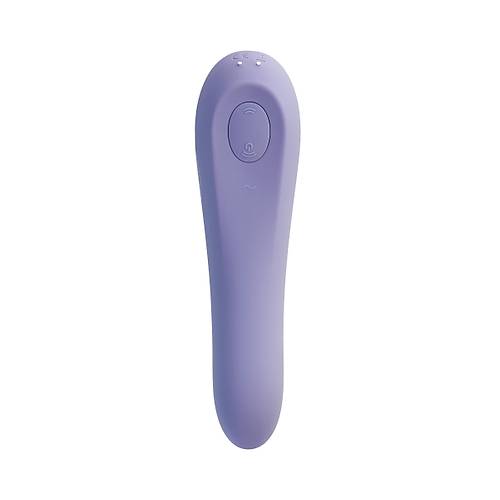 Satisfyer Dual Pleasure 17.9 cm Mor Silikon Vakum Dalgas Klitoral Vibratr