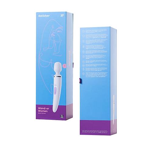 EROTST Satisfyer Wand-er Woman 34 cm Beyaz Vibratr