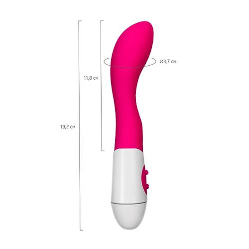Erotist Pembe Renkli Esiz Orgazm Titreimli Vibratr - 10 Titreim Seviyesi