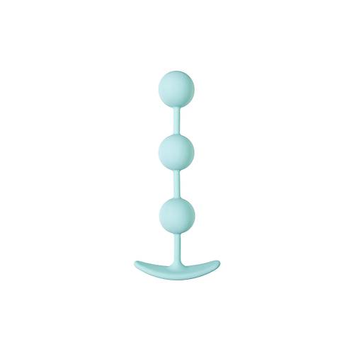 Erotist 3 Top zellikli Silikon 15 cm Anal Plug ve Zincir ? ift Penetrasyon iin Youn Uyarm Salayan Triplex Toplu Tasarm