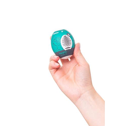Satisfyer Egg Single Naughty Mastrbatr  Kompakt Boyutlu Farkl  Yapl Yumurta Mastrbatr