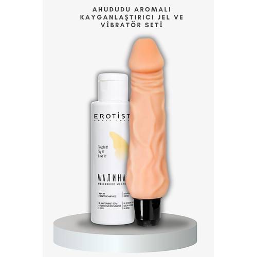 Orman Meyvesi Aromal Kayganlatrc Jel ve Tond Realistik Vibratr Seti