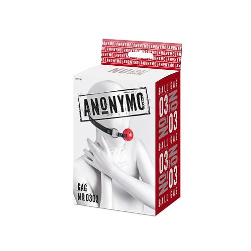 Anonymo #0303 64 cm BDSM Az Topu  Krmz Renkli ABS Plastik Malzemeli Ayarlanabilir Fantezi Aksesuar