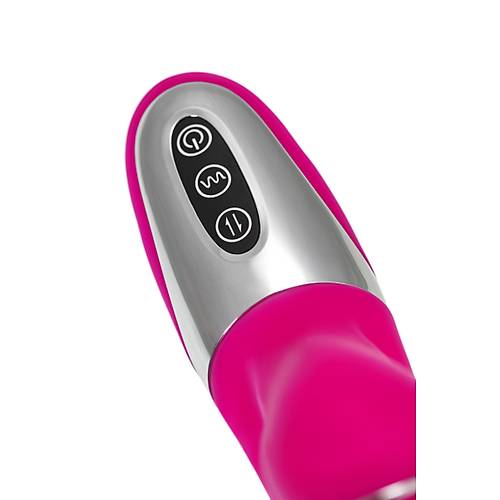 Erotist JOS TO-FROLLY 21,5cm Pembe Vakum ve Emi zellikli Vibratr - Modern Yapl Titreimli Dildo