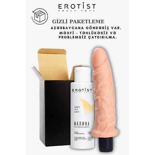 Orman Meyvesi Aromal Kayganlatrc Jel ve Realistik Vibratr Seti