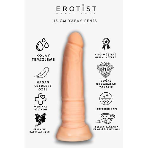 Orman Meyvesi Aromal Kayganlatrc Jel ve 18 cm Gereki Yapay Penis Seti - Kusursuz Gereklik