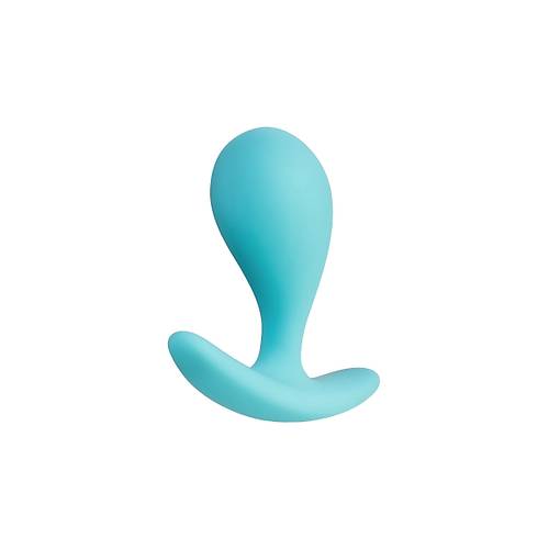 Erotist Yeni Balayanlara zel Tasarlanm Kolay Kullanma Sahip 5,5 cm Mavi Anal Plug: Blob