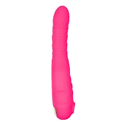 JOS COTOX 23 cm Vakum ve Darbe Modlu Pembe Silikon Pulsatr Vibratr