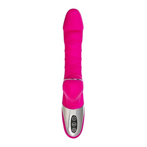 Erotist JOS TO-FROLLY 21,5cm Pembe Vakum ve Emi zellikli Vibratr - Modern Yapl Titreimli Dildo