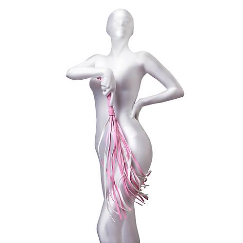 Anonymo Pembe PU Deri 64 cm Uzunlukta Deri Krba Modeli