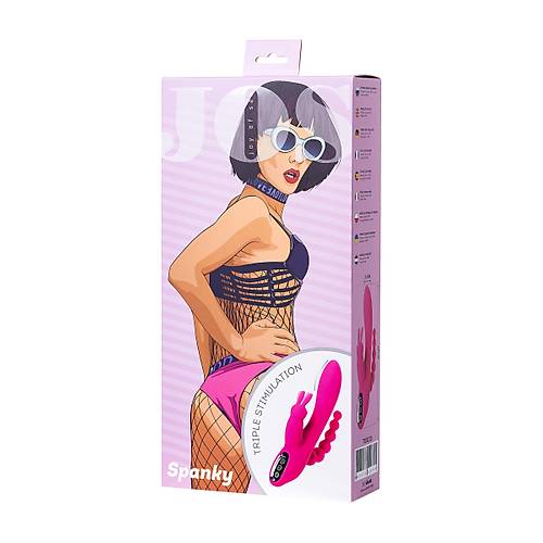 Erotist JOS SPANKY 3'l Kullanma Sahip Vibratr - Modern Tasarma Sahip Esiz Cinsel Oyuncak