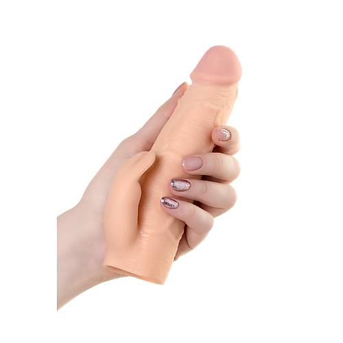 Erotist XLover Boyut Artrc Ten Rengi Penis Klf - 16,8 cm Klitoral Uyarc ve Esnek Tasarm
