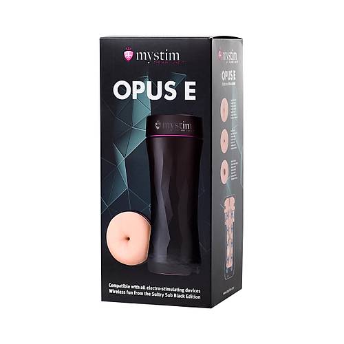 Mystim Opus E 21,5 cm Ans Mastrbatr  Ten Renkli TPE Malzemeli Erkek Cinsel rn