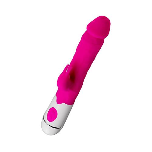 Erotist Pembe Klitoral Uyarcl Vibratr 25 cm ? Esiz Orgazm Vibratr, 16 Titreim Modu