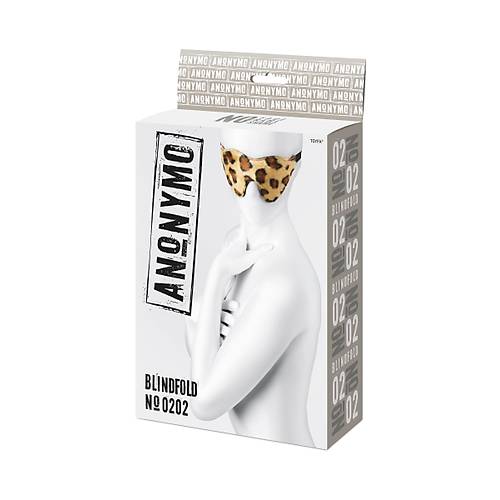 Anonymo #0202 26 cm BDSM Maske  Baskl PU Deri Malzemeli Fantezi ve Rol Yapma Aksesuar