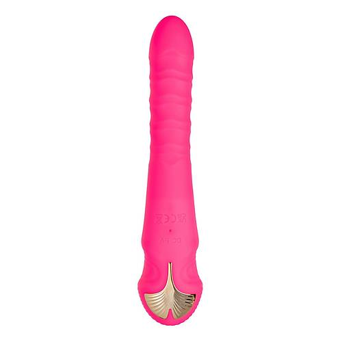 JOS COTOX 23 cm Vakum ve Darbe Modlu Pembe Silikon Pulsatr Vibratr