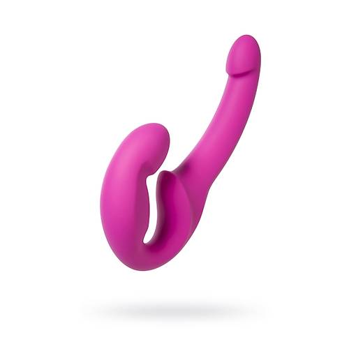 Fun Factory Share 23 cm Strapon  Mor Renkli Silikon Tasarml Kadn Kadna Kullanma Uygun Cinsel rn