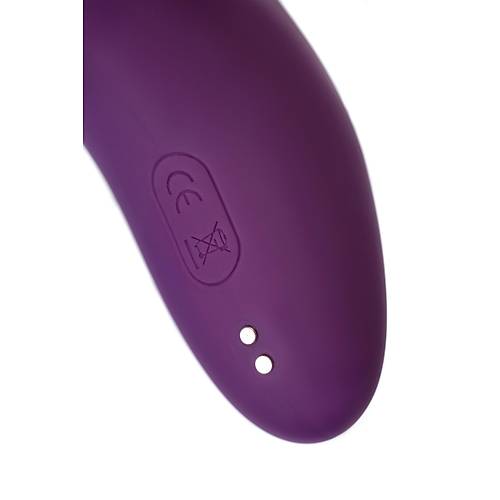 L'Eroina Megam 27,5 cm Mor Silikon ift Fonksiyonlu Masaj Vibratr