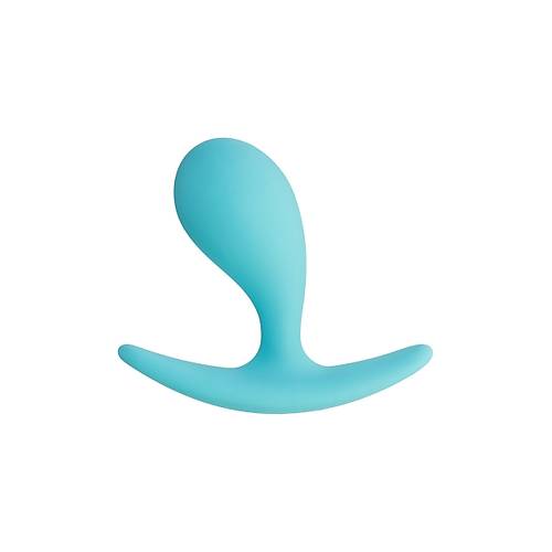 Erotist Yeni Balayanlara zel Tasarlanm Kolay Kullanma Sahip 5,5 cm Mavi Anal Plug: Blob