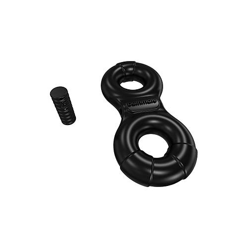 Erotist Bathmate Penis Titreim Halkas Eight - Elastomex, Siyah, 4-5 cm