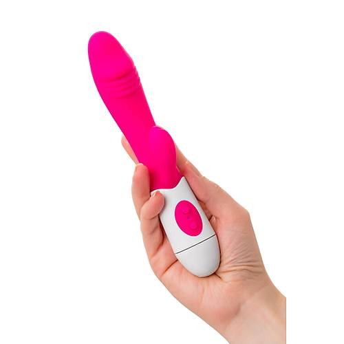 Erotist Klitoral Uyarc Vibratr 19,5 cm - Gereki Silikon Yap ve 10 Titreim Modu