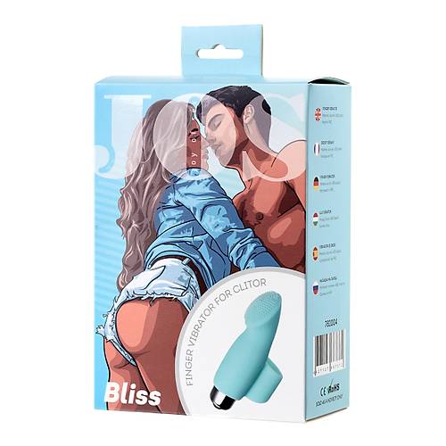 Erotist JOS BLISS Parmak Vibratr - Mavi, 9 cm