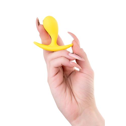 Erotist Yeni Balayanlara zel Tasarlanm Kolay Kullanma Sahip 5,5 cm Sar Anal Plug: Blob