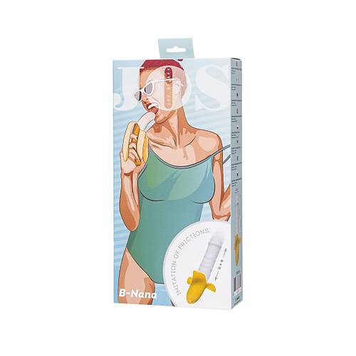 Erotist JOS B-NANA 19cm Banana Tasarm Vibratr ? Titreimli Dildo