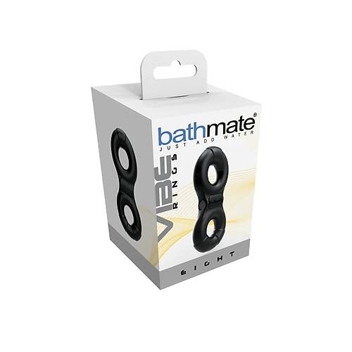 Erotist Bathmate Penis Titreim Halkas Eight - Elastomex, Siyah, 4-5 cm