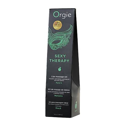 Erotist ORGIE Lips Tatl Yenilebilir Masaj Ya - Elma, 100 ml