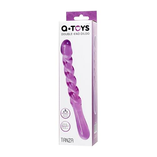 Erotist Tanza ift Tarafl 27 cm Yapay Penis - Yksek Kaliteli Jel Yapay Penis