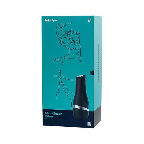 Satisfyer Men Classic 25,4 cm Gm TPE Mastrbatr  Farkl Dokuya Sahip Erkek Cinsel rn