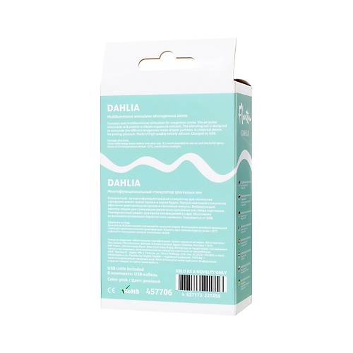 Erotist DAHLIA Pembe Klitoral Uyarcl Emi Vibratr - 14 cm, 10 Titreim Modlu Modern Cinsel Oyuncak